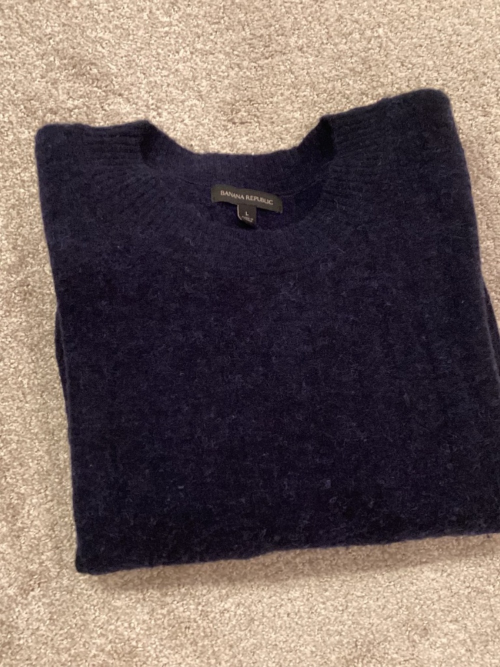 Banana Republic Sweater L Wool & Some Alpaca